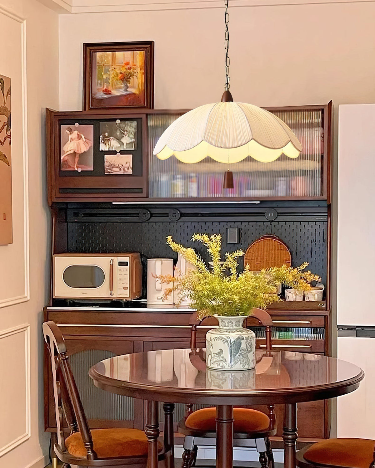Lifestyle image of the Dawson Pendant Light in a well-lit entryway.