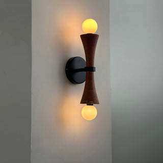 Aura Lampe Murale En Travertin Et Verre Minimaliste Moderne