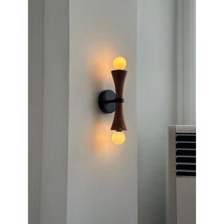 Aura Lampe Murale En Travertin Et Verre Minimaliste Moderne