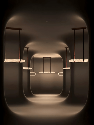 Nerina Albâtre Pendentif Lumière-Luire