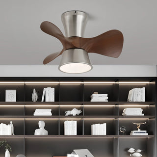 Plafonnier Ventilateur Nera en Bois Moderne