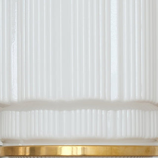 Lustra Suspension Laiton Verre Cannelé