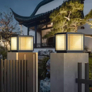 Glorin Lampe de Table en Acier Inspirée du Japon