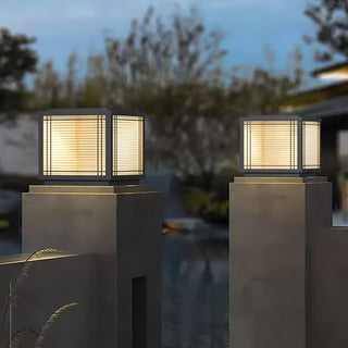 Glorin Lampe de Table en Acier Inspirée du Japon