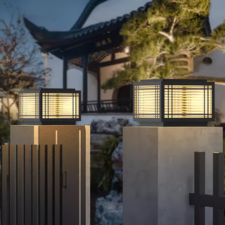 Glorin Lampe de Table en Acier Inspirée du Japon