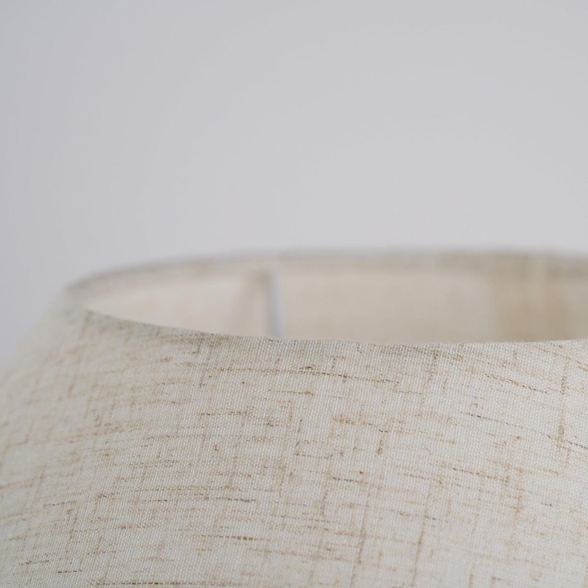 Lumian Lampe de Table en Tissu Et Céramique Rustique Beige