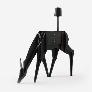 Peldes Table d'Appoint en Forme de Cerf