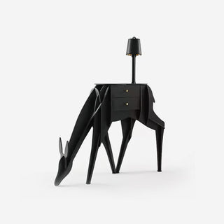 Peldes Table d'Appoint en Forme de Cerf