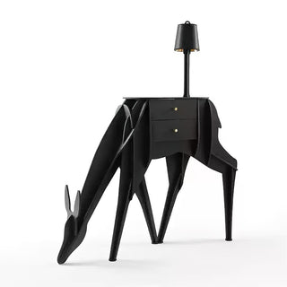 Peldes Table d'Appoint en Forme de Cerf