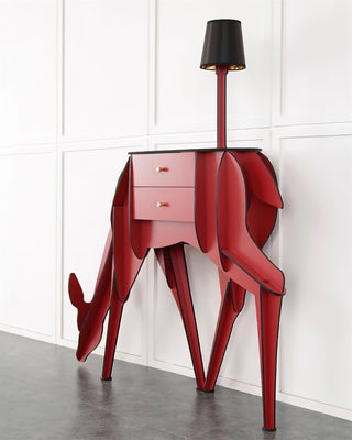 Peldes Table d'Appoint en Forme de Cerf
