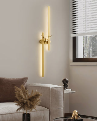 Vavinisra Classique Cerf Laiton Applique