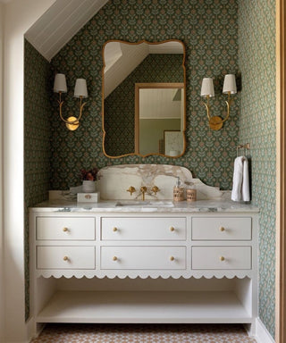 Elys Applique Murale  en Métal Laiton et Tissu Minimaliste Moderne