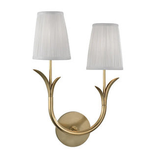 Elys Applique Murale  en Métal Laiton et Tissu Minimaliste Moderne