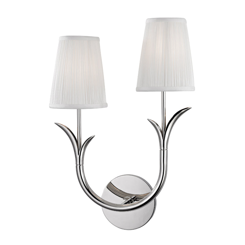 Elys Applique Murale  en Métal Laiton et Tissu Minimaliste Moderne