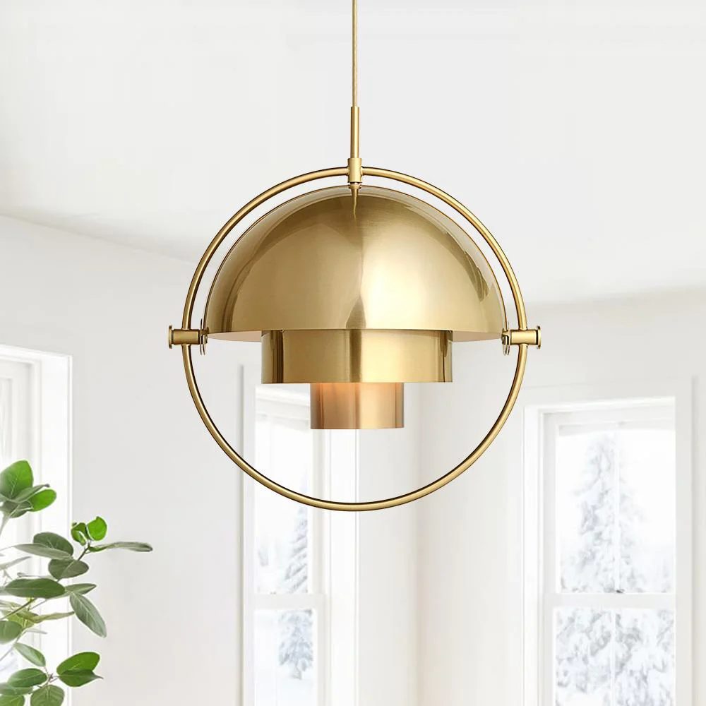 Glenivia Suspension Boule Déformée Dorée