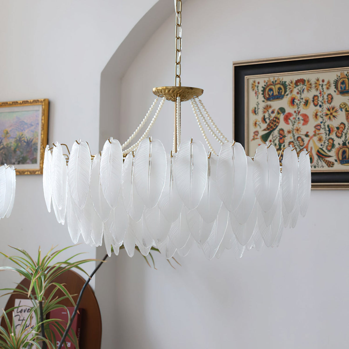 Extra-large size option of the Antheia Chandelier (31.5" diameter).