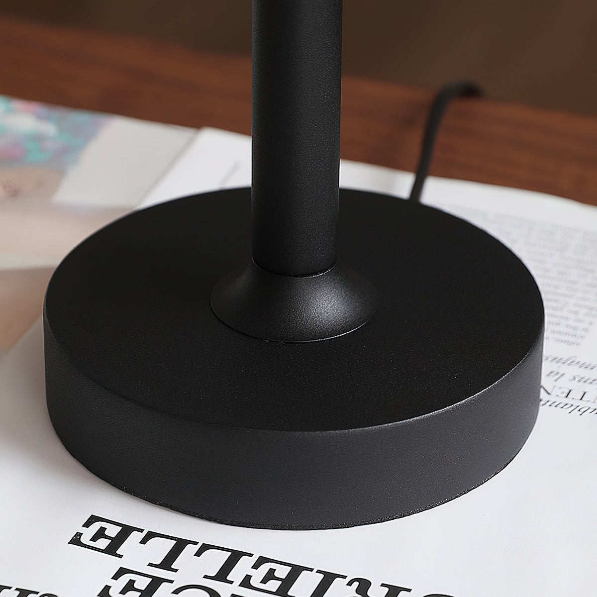 Full view of the Bronson Dentil Alabaster Table Lamp.