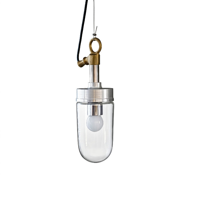 The Carson Capsule Pendant Light against a plain background to highlight its form.