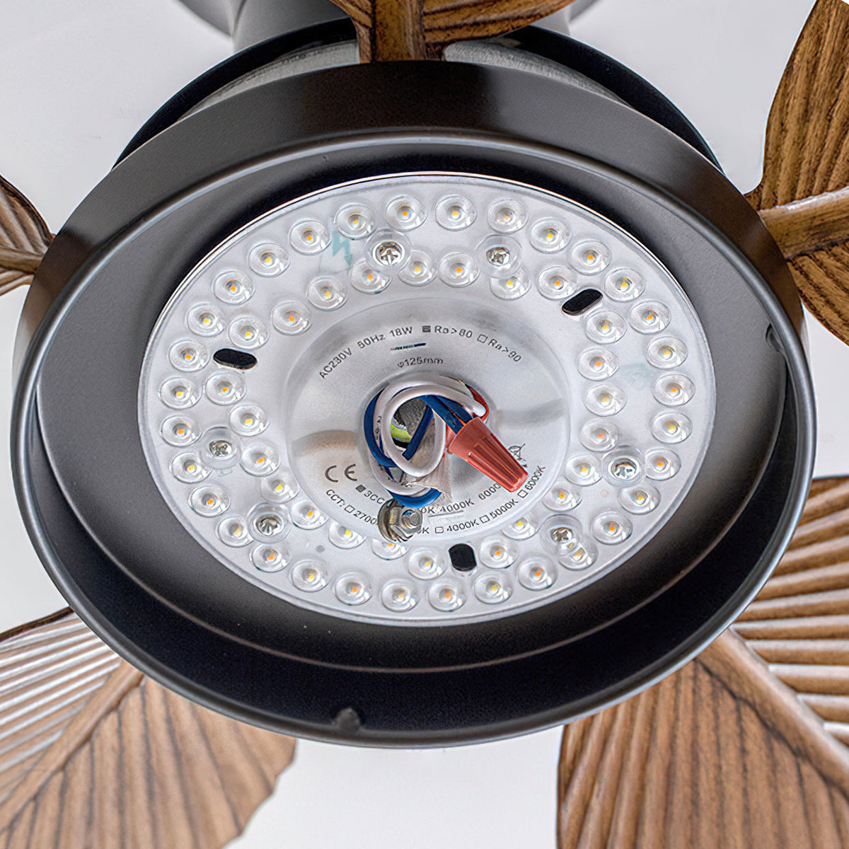 Product dimensions diagram for the Maris Ceiling Fan Light.