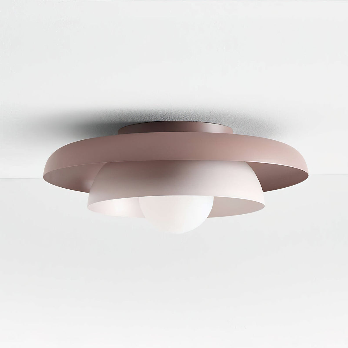 Lifestyle image showing the flush mount in a home office setting.