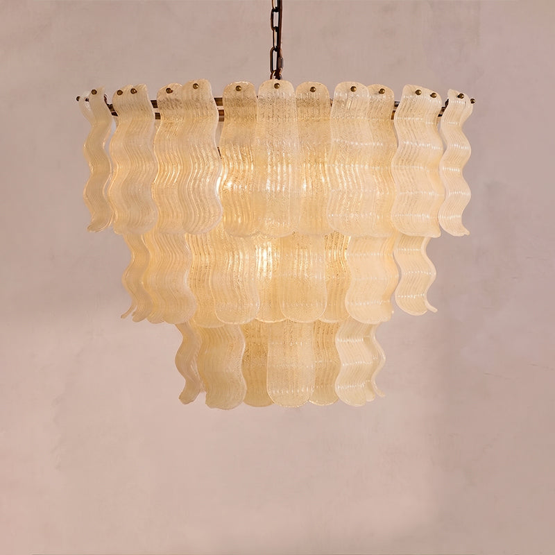 Viraiian Lustre à Ondes Texturées