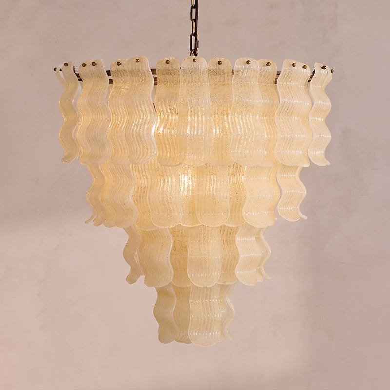 Viraiian Lustre à Ondes Texturées