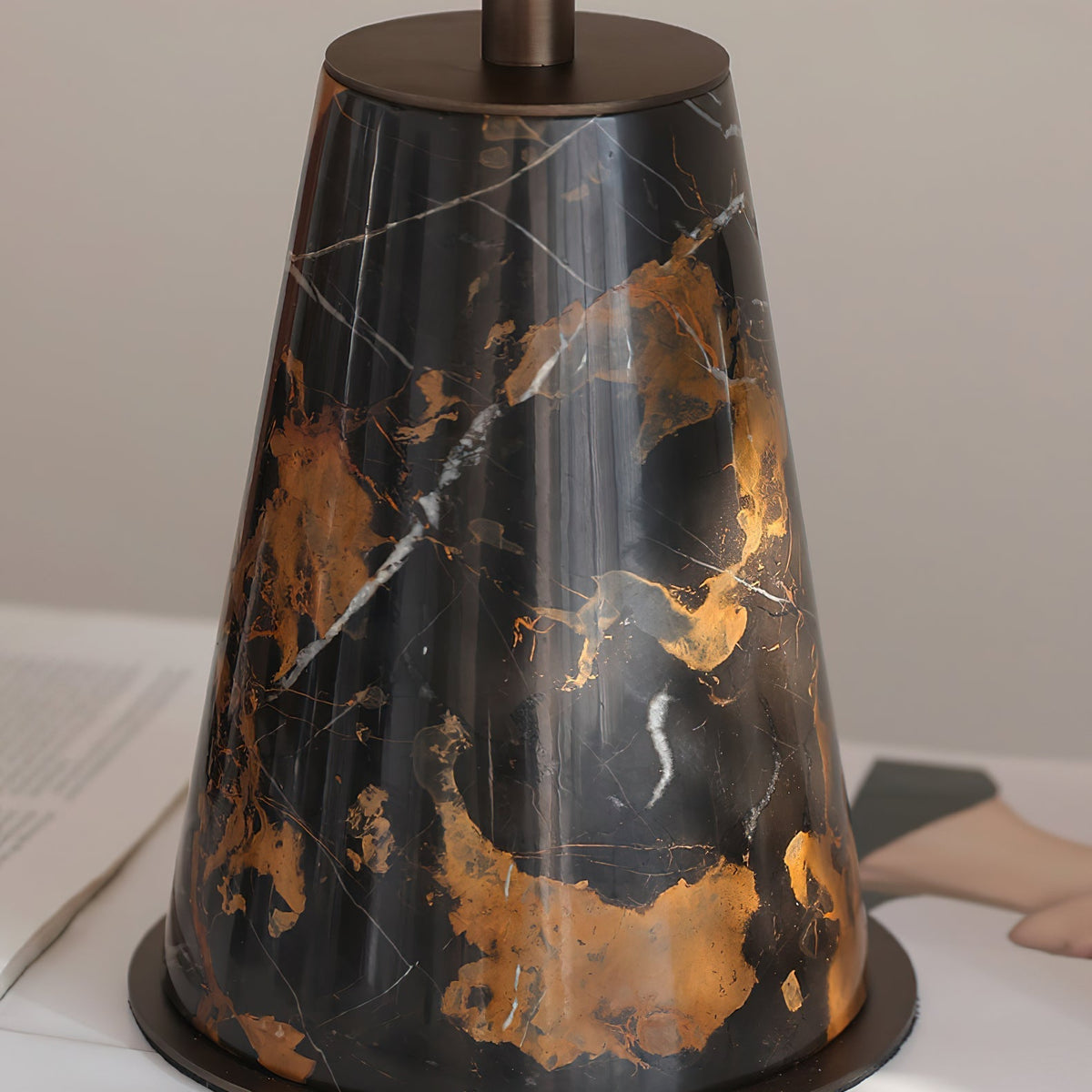 Product dimensions of the Sedona Table Lamp: Dia 30cm x H 41cm.