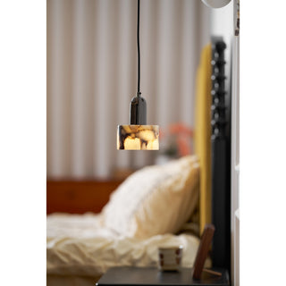 Flair Suspension en Marbre et Métal Minimaliste Moderne