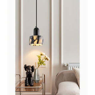 Flair Suspension en Marbre et Métal Minimaliste Moderne