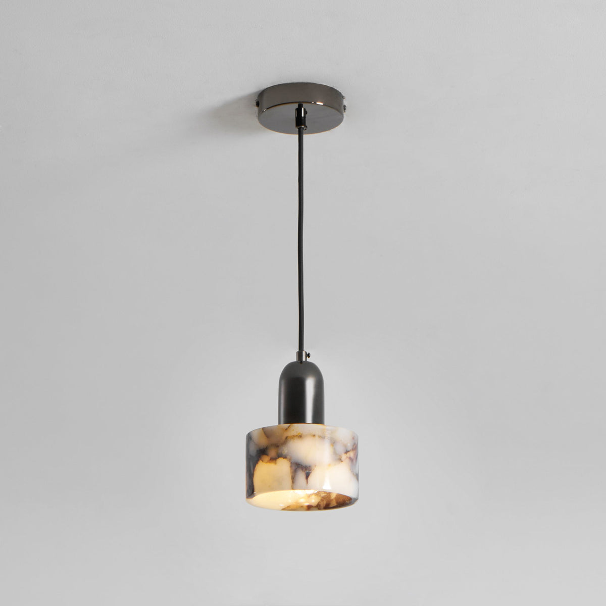 Flair Suspension en Marbre et Métal Minimaliste Moderne