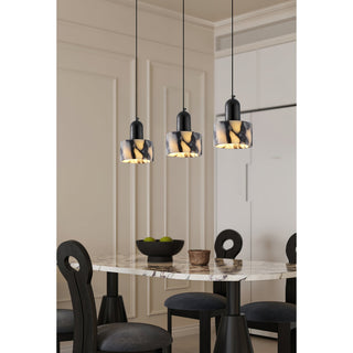 Flair Suspension en Marbre et Métal Minimaliste Moderne