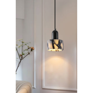 Flair Suspension en Marbre et Métal Minimaliste Moderne