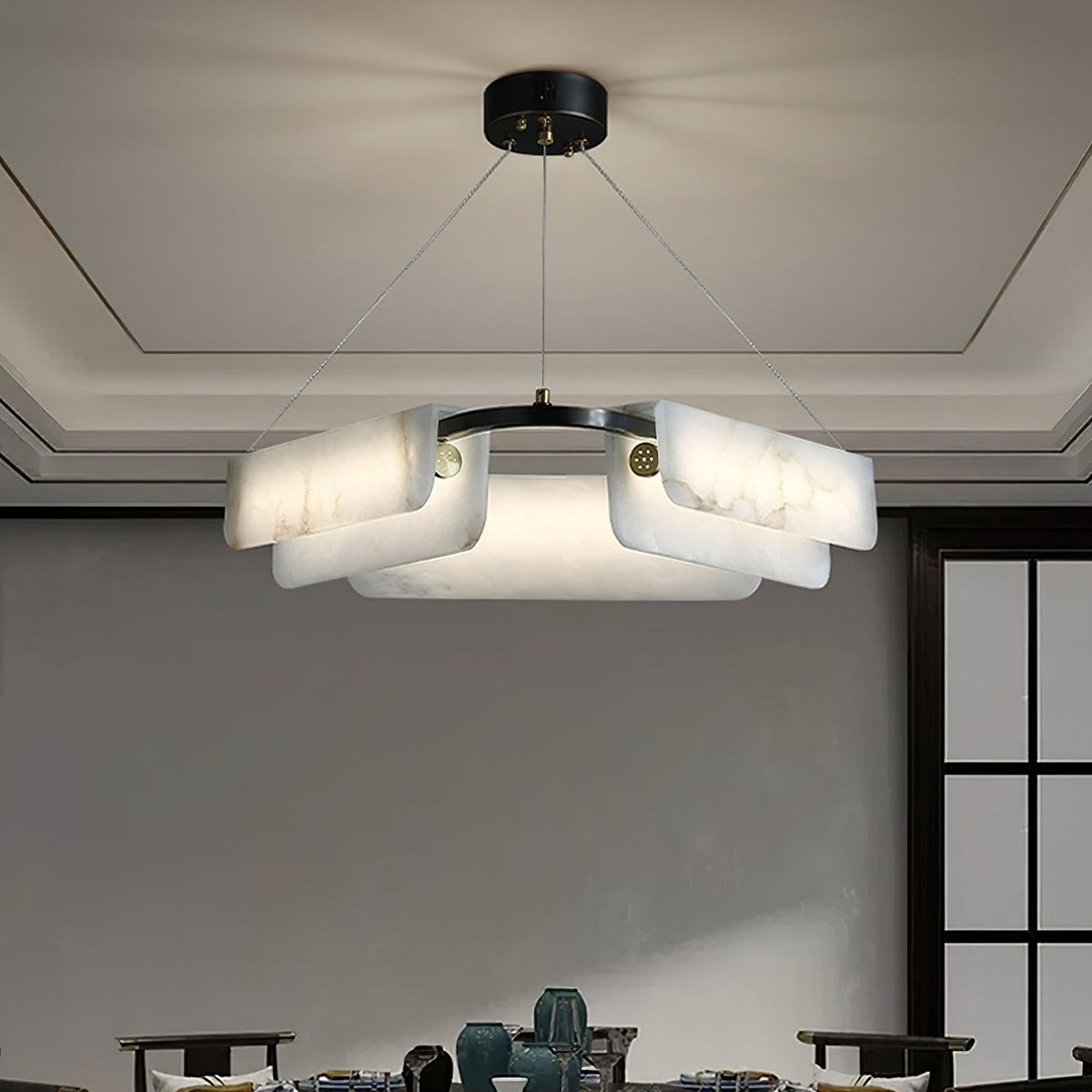 Circona Suspension en Albâtre Lustre