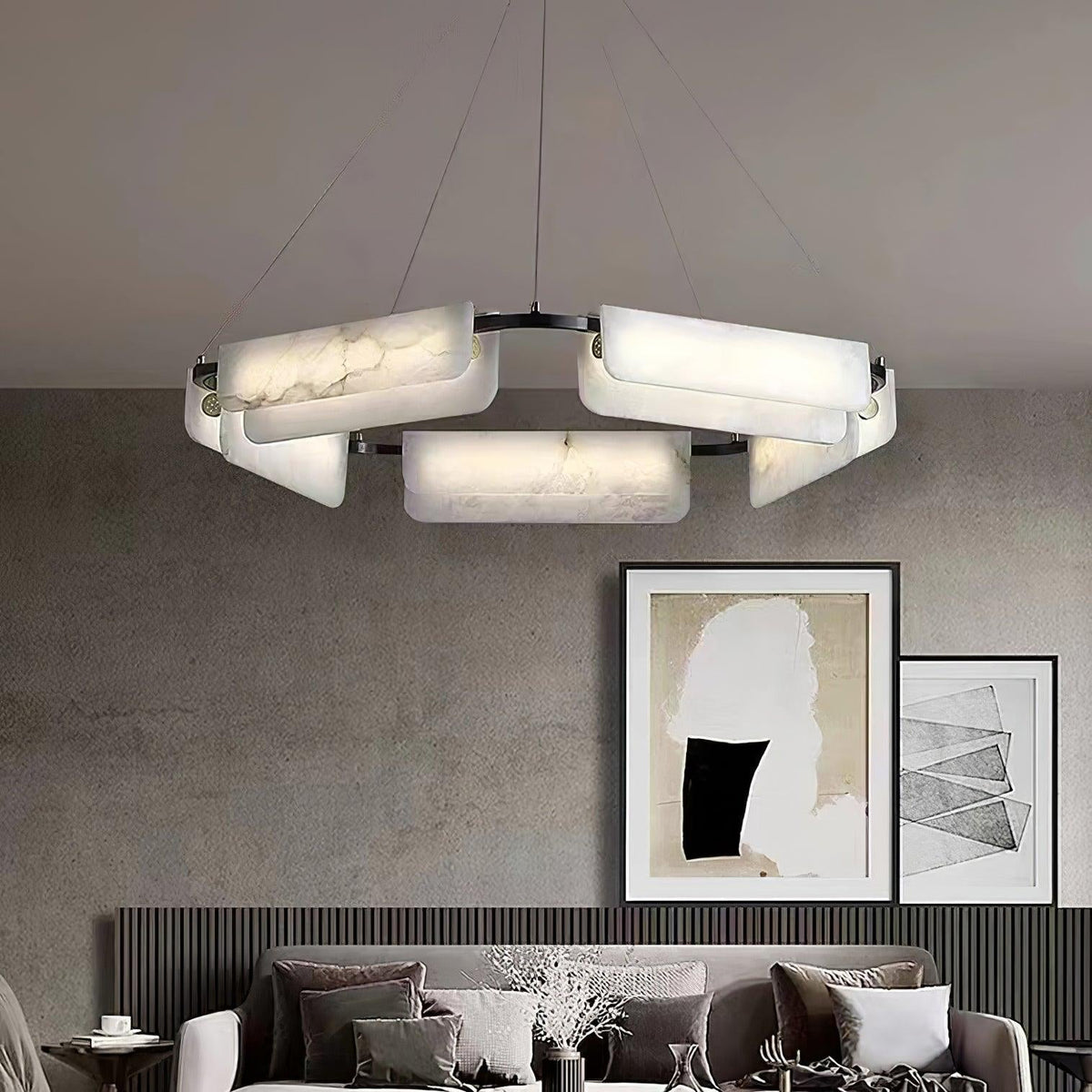 Circona Suspension en Albâtre Lustre