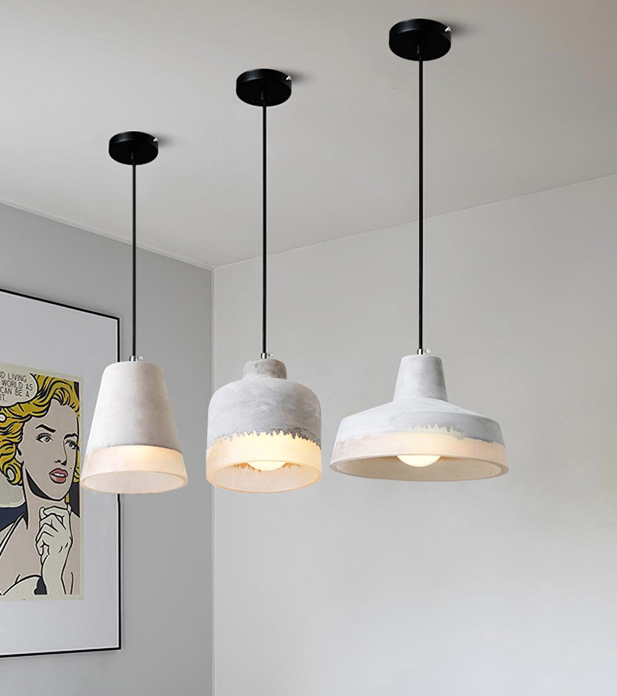 Zalora Suspension en Résine Scandinave