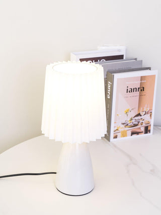 Boko Lampe de Table Minimaliste en Tissu