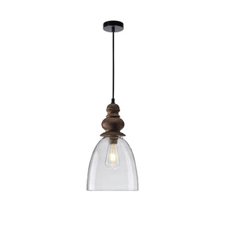 Inert Suspension en Bois et Verre Minimaliste Moderne