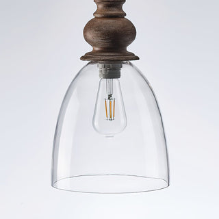 Inert Suspension en Bois et Verre Minimaliste Moderne