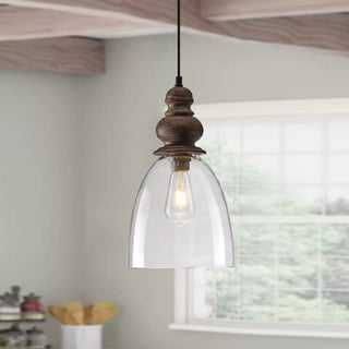 Inert Suspension en Bois et Verre Minimaliste Moderne