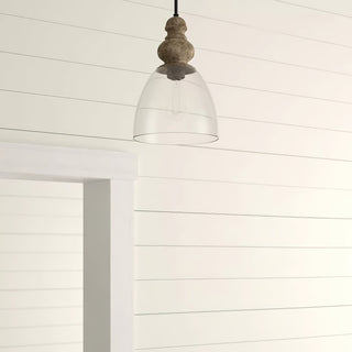 Inert Suspension en Bois et Verre Minimaliste Moderne