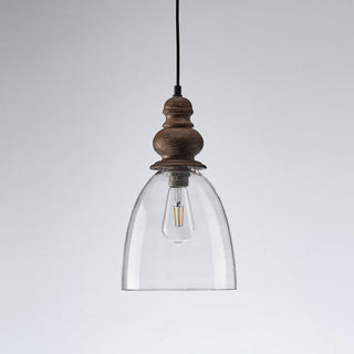 Inert Suspension en Bois et Verre Minimaliste Moderne