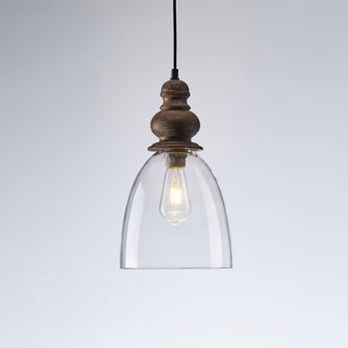 Inert Suspension en Bois et Verre Minimaliste Moderne