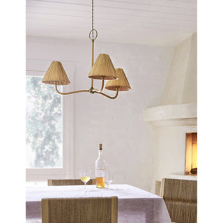 Delphine Lustre Métal Rattan Tissé Naturel Élégance