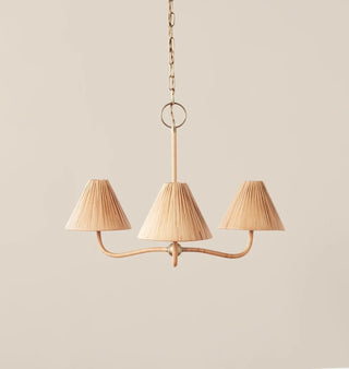 Delphine Lustre Métal Rattan Tissé Naturel Élégance