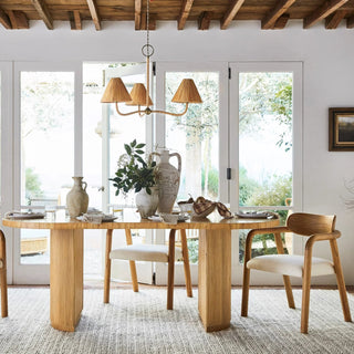 Delphine Lustre Métal Rattan Tissé Naturel Élégance
