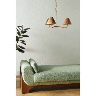 Delphine Lustre Métal Rattan Tissé Naturel Élégance