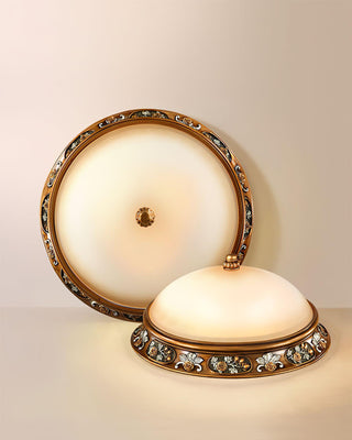 Cilene Plafonnier Vintage en Résine au Style de Luxe