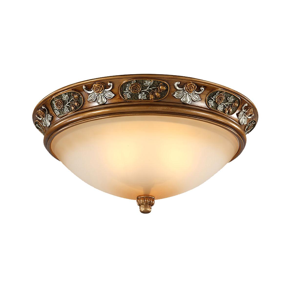 Cilene Plafonnier Vintage en Résine au Style de Luxe