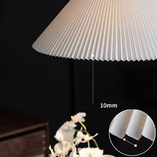 Knell Suspension en Métal Noir Plastique Plissée Minimaliste Moderne