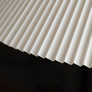 Knell Suspension en Métal Noir Plastique Plissée Minimaliste Moderne